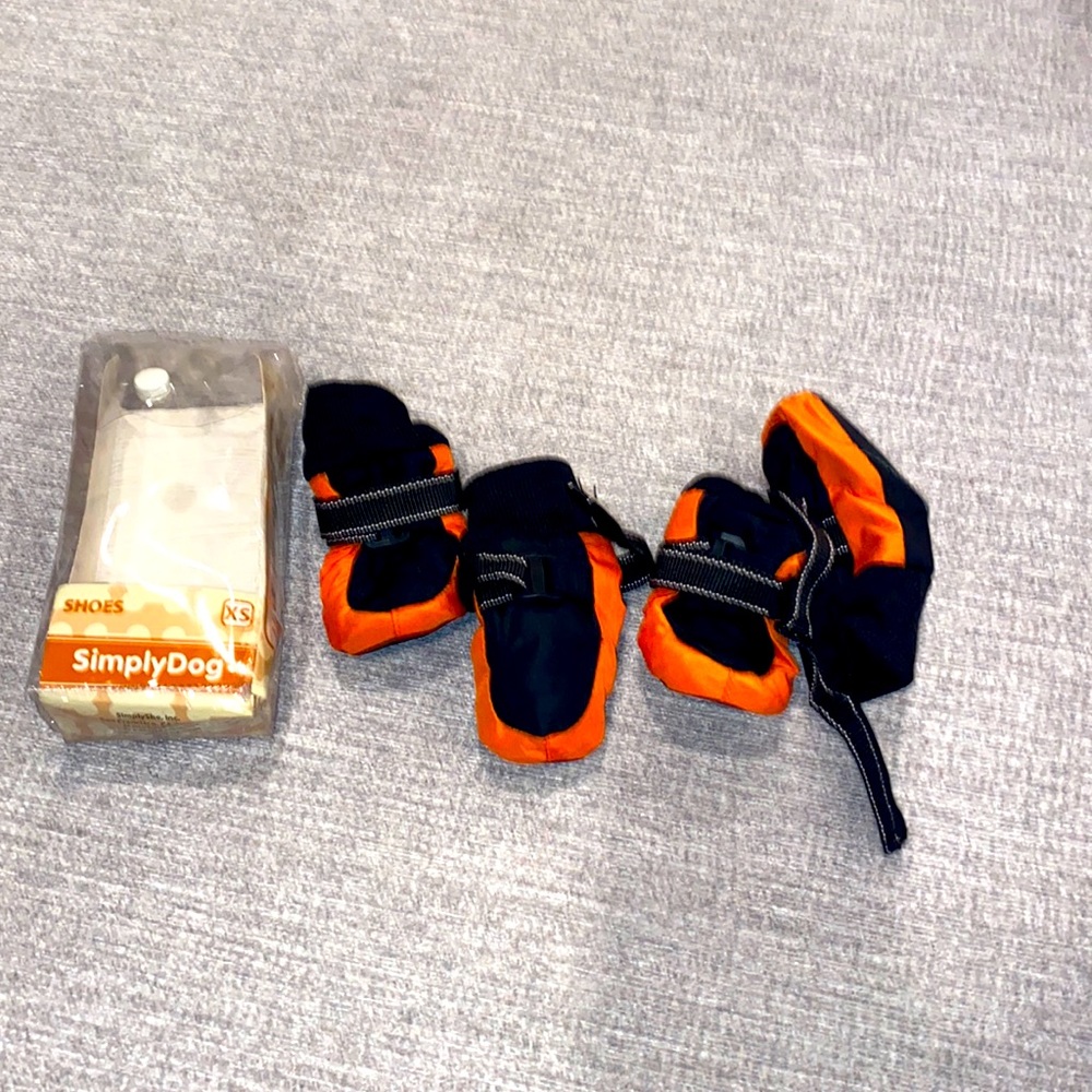 Simply Dog Small dog “shoes” XS. Never used.